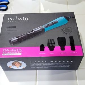 NWOT Calista Style Dryer Custom Airbrush Tourmaline Ionic Technology Vivid Teal